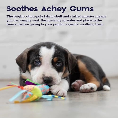 Cool Teething Stick for Dogs - Soothing Chew Toy for Teething Puppies - Freezable for