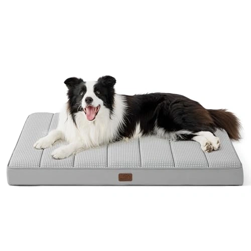 Cooling Dog Bed for Crate - Large Orthopedic Waterproof Puppy Beds