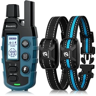 Dog Shock Collar 2 Dogs - 3300 ft Waterproof Training Collar for Dogs Large Medium Small