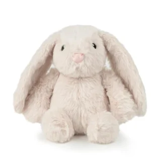 Interactive Bunny Buddy Dog Toy with Crinkle and Squeaky Enrichment for Small and Medium