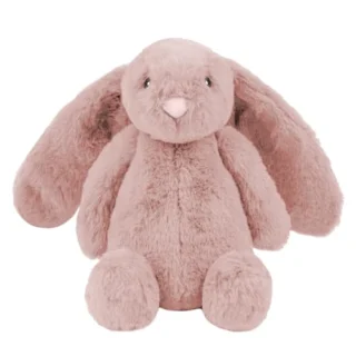 Interactive Bunny Buddy Dog Toy with Crinkle and Squeaky Enrichment for Small and Medium