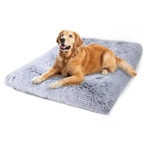 Large Dog Bed Crate Pad 36 inch - Washable Pet Crate Beds