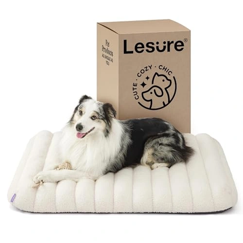 Lesure Cute Orthopedic Dog Bed Large Sized Dog - Waterproof Chic Flat Pet Beds