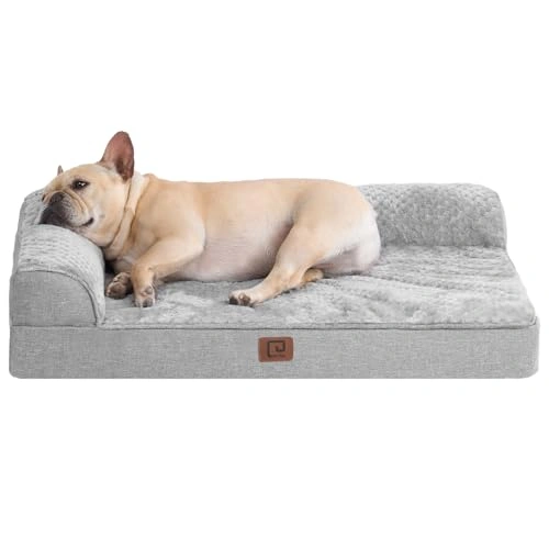 Memory Foam Dog Bed Medium Sized Dogs - Waterproof Dog Bed Orthopedic with Washable