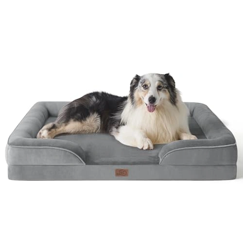 Orthopedic Dog Bed for Extra Large Dogs - XL Washable Dog Sofa Beds Large - Supportive