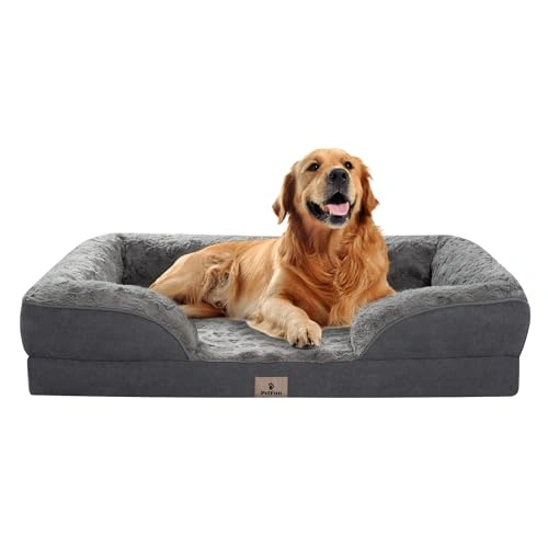 Orthopedic Dog Bed for Extra Large Dogs - XL Washable Dog Sofa Beds