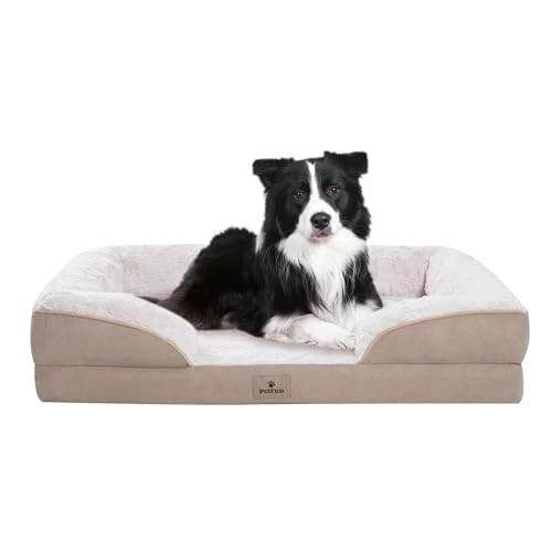 Orthopedic Dog Bed for Large Dogs - Big Washable Dog Sofa Beds