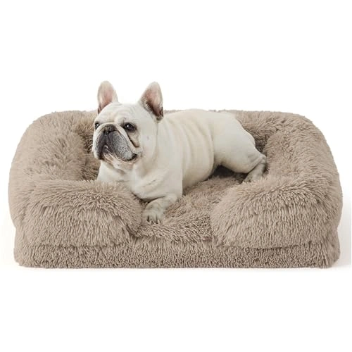 Orthopedic Dog Bed for Medium Dogs - Calming Waterproof Dog Sofa Beds Medium - Supportive