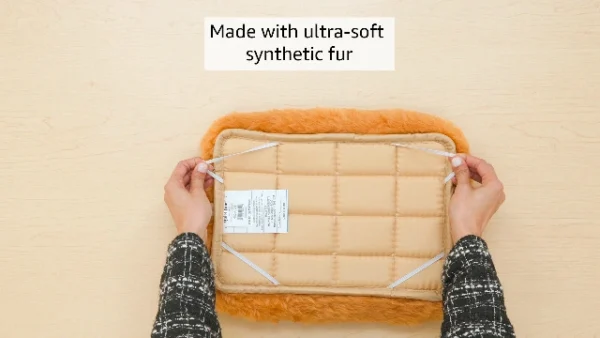 Pet Crate Bed Cinnamon Fur for Pets