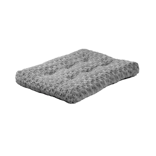 Plush Pet Bed 40624-SGB - Ombre Swirl Dog Bed Cat Bed, Gray 23L x 18W x 1.75H Inches for