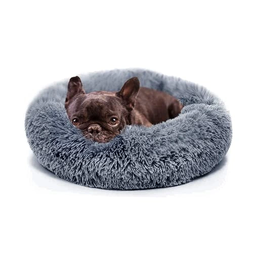 Small Calming Dogs Bed for Small Dogs Anti-Anxiety Machine Washable Fluffy Luxury