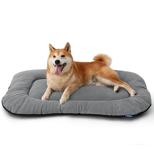 Washable Dog Crate Pad for Large Dogs - Ultra Fleece