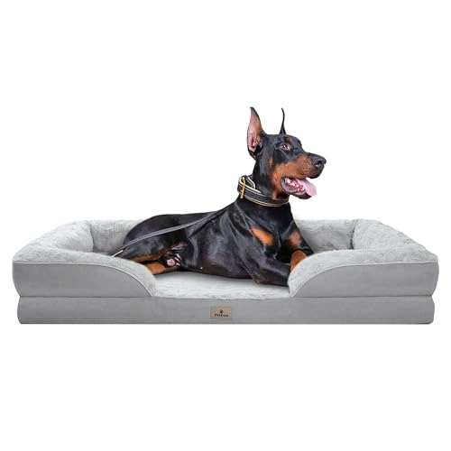 XXL Orthopedic Dog Bed - Washable Dog Sofa Beds for Giant Dogs - Supportive Foam Pet Couch